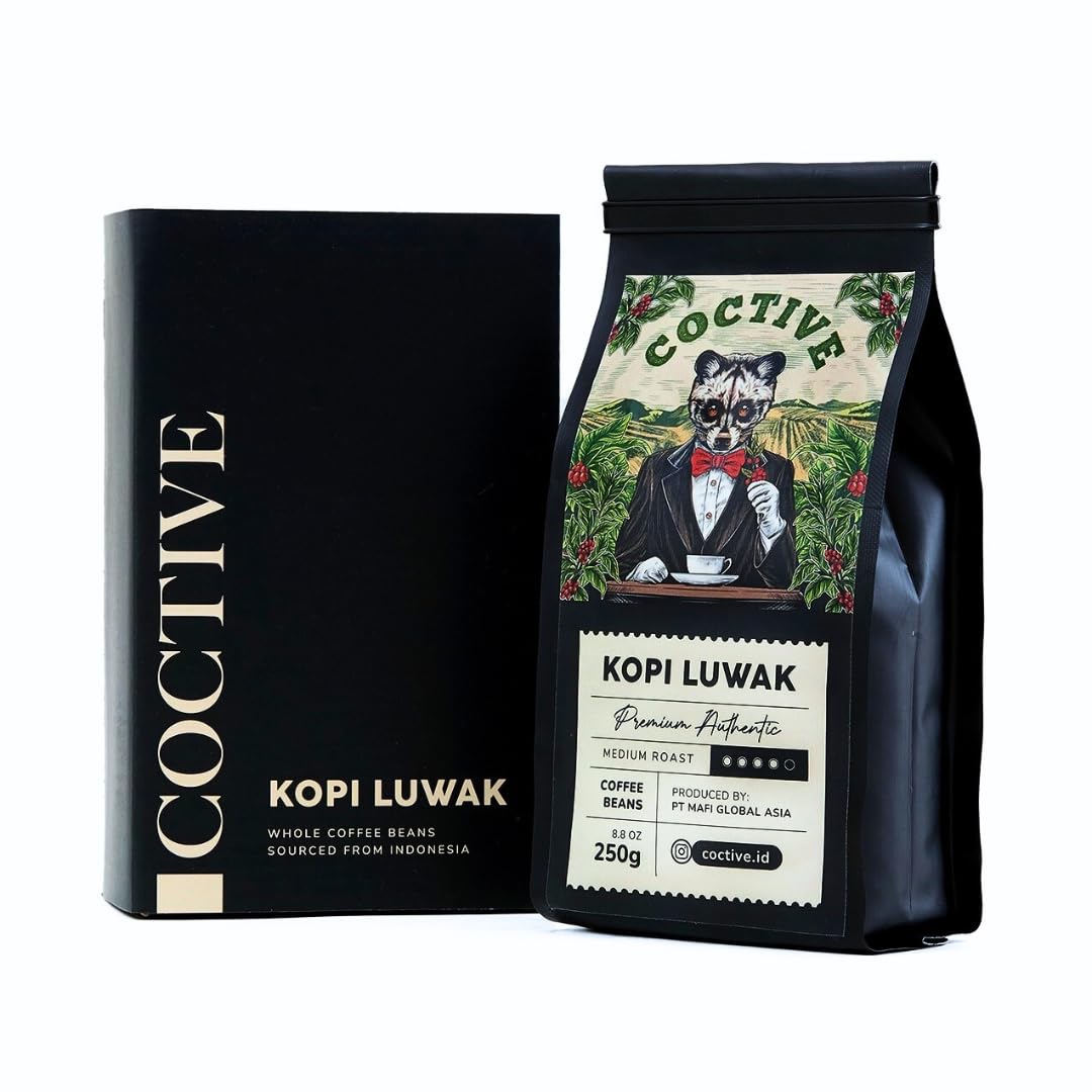 Amazon.com : Kopi Luwak Civet Coffee Beans (8.8 oz) - World's Most